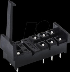 P2R-08P Relay base for power relays, THT, 10 A, 250 V AC, G2RS