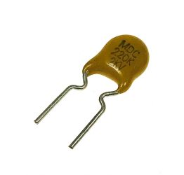 Kondensator ceramiczny 220pF/2kV, r.5.08mm