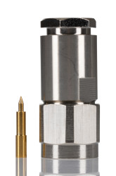 Złącze koncentryczne Montaż na kablu Męski 50Ω typ złącza Złącze N 6GHz, zaciskane typ kabla LMR-400