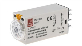 Przekaźnik Czasowy Zwłoczny Jednofunkcyjny 0.2 › 5S Dpdt 2-Stykowy Dpdt 24V Dc