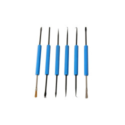 ZESTAW OSTRZY 6szt SA10 do serwisu płytek drukowanych PCB