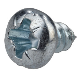 R-TECH 337109 Pozi Pan Head Self-Tapping Screws No.6 1/4in 6.5mm - Pk100