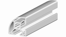 Profil 30 x 30 mm RS PRO Profil rozpórki długość 3m rozmiar rowka 8mm liczba rowków 2 Aluminium, Anodowany