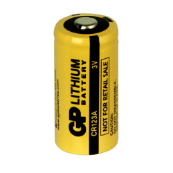 Bateria litowa 3V CR123 GP Industrial; odp. CR17335, CR17345, BR-2/3A
