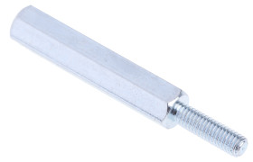 Kołek dystansowy gwint M3 x M3 długość 25mm Stalowe Męski/żeński Sześciokątny RS PRO