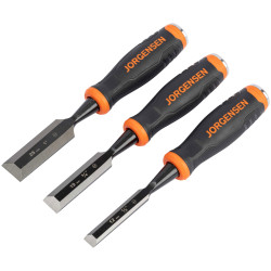 Pony Jorgensen POJ70450 Woodworking Chisel Set, 3 Piece
