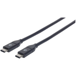 Manhattan 354899 USB cable USB-C to USB-C 0.50 m Black USB 3.2 Gen 2