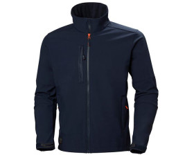 Kurtka typu softshell, Kensington, M, Elastan, poliester, Granatowy
