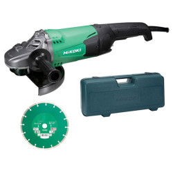 HiKOKI G23STCD/J2 Angle Grinder 230mm Diamond Blade &amp; Case 2000W 110V