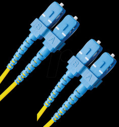 SCSC09DYE15 SC-SC SM OS1/OS2 DUPLEX, 15 m - 09/125 µm