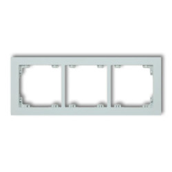 DECO Ramka potrójna DECO Pastel Matt lodowy błękit 47DR-3