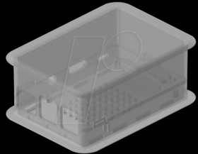 TEK-RPI-X3.0 Case designed Raspberry Pi B+, 2 &amp; 3, tr.