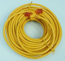 U/UTP 6e 15,0mb ŻÓŁTY CCA PATCHCORD