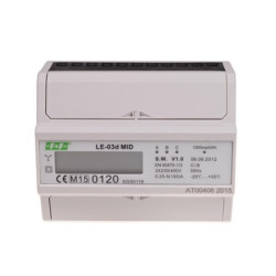 Licznik 3F na szynę LE-03D F&F