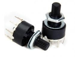 Przełącznik panelowy obrotowy 1 obwodowy; 6 pozycyjny