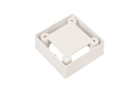 Simon Classic Puszka natynkowa pojedyncza płytka biała MPN1/11