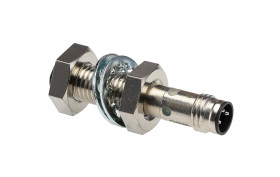 Czujnik zbliżeniowy M8 Indukcyjny 4 mm Omron Częściowo wpuszczany 10→ 30 V DC długość 39mm Gwintowany