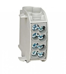 Zacisk rozgałęźny 1-biegunowy, 25 mm² szary