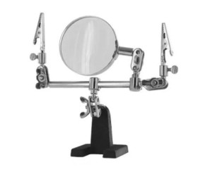 Szkło powiększające, typ: Uchwyt montażowy z lupą, powiększenie: 2X