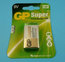 6LR61 GP SUPER 1604A 9V BLISTER BAT.ALKA