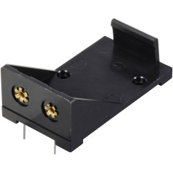 TRU COMPONENTS TC-13220596 Battery tray 1x 9V PP3 Pin contact 55x31x21mm