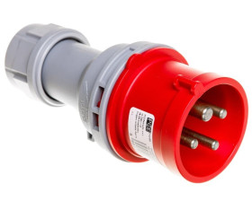 Wtyczka przenośna 16A 4P 400V czerwona IP44 TURBO SHARK 014-6TT
