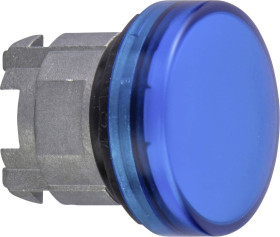 Schneider Electric ZB4BV063S ZB4BV063S Element czołowy dla lampki sygnalizacyjnej. prążkowana soczewka (Ø) 22 mm niebies