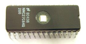Pamięć EPROM 27C64 DIL28 (UV) NS