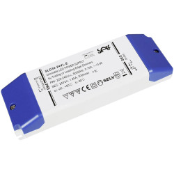 Self Electronics SLD30-24VL-E LED Driver 30W 24V Dimmable Surge Protected
