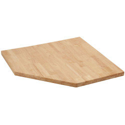 BUNKER&#xAE; 33210 Modular Hardwood Worktop for Corner Cabinet 865mm