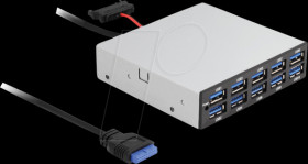 64208 Front Panel 3.5" 10x USB 3.0 Type-A