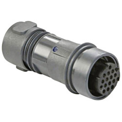 Bulgin PXP6011/03S/CR/0507 Buccaneer 6000 Straight DIN Connector 2&#x2B;PE Pins