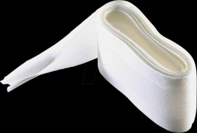 BS35092-2W Cable duct, flexible, white, 51 mm, 2.0 m