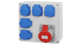 Rozdzielnica Budowlana Skrzynka 16A 4P 5X230v Rsbo.015/4