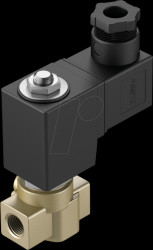 1491835 Solenoid valve, 2/2, for gases/liquids, 24 V DC, G1/8