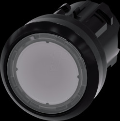3SU1001-0AB70-0AA0 Illuminated pushbutton SIRIUS ACT, Ø 22 clear