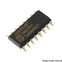 UDA1334BT DAC Converter 24-Bit Audio SO16 SMD-SO16 PHILIPS 300