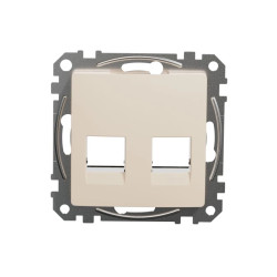 Płytka centralna RDM kat. 5e/6 UTP, beżowa, Sedna Design i Elements SDD112442C