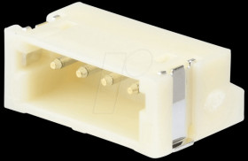 S4B-ZR-SM4A-TF JST - pin header, 1.5-mm spacing, 1x4-pin, angled