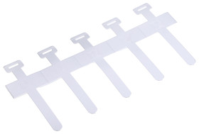 Spinka do kabli 13mm Samoprzylepny 63.5 x 25.4 x 6.4mm materiał: Aluminium Naturalny Mocowanie klamry