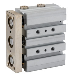 Siłownik z prowadzeniem skok 25mm RS PRO Ø 20mm 78 x 62 x 25mm 78mm