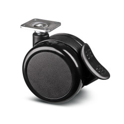 Koło samonastawne średnica kabla 75mm Tente 50kg wysokość całkowita 84mm