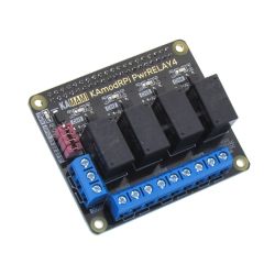 KAmodRPi PwrRELAY4 - Moduł 4 przekaźników z optoizolacją dla Raspberry Pi