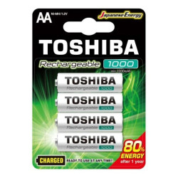 Akumulator Ni‑MH R6 / AA R2U 1,2V 1000mAh /4szt./