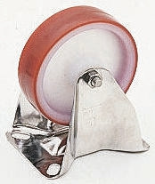 Koło samonastawne średnica kabla 80mm Płyta LAG 100kg wysokość całkowita 106mm