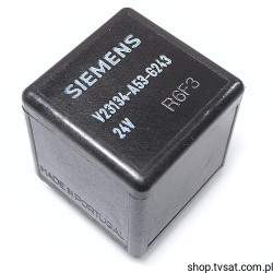 V23134-A53-G243 Relay 24VDC 24V 30A R=324Ohm THT SIEMENS