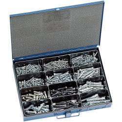 Affix Hex Socket Head Screw Assortment In Steel Case - 400 Pieces