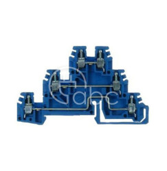 Złącze śrubowe 2,5 mm², 3-piętrowe, niebieskie, TLD.2(Ex)i