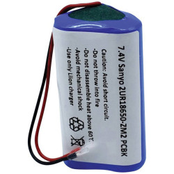 Sanyo 2/UR18650-ZM2 PCBK Rechargeable Li-ion Battery 18650 7.2V 2420mAh