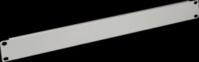 691265N 19" blind plate, 1HE, RAL7035
